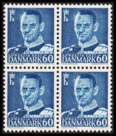 1953. DANMARK. Frederik IX 60 øre In Never Hinged 4-block.  (Michel 336) - JF541102 - Briefe U. Dokumente