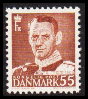 1951. DANMARK. Frederik IX 55 øre Never Hinged.  (Michel 315) - JF541113 - Storia Postale