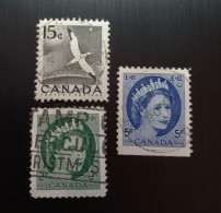 Canada 1954 National Wildlife Week  Modèle: Emanuel Otto Hahn &   Queen Elizabeth II "Wilding" Emission - Used Stamps