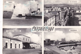 Cartolina Civitavecchia - Vedutine - Civitavecchia