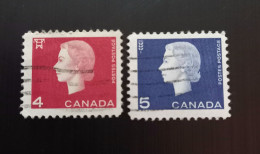 Canada 1962 Queen Elizabeth II  Modèle: Ernst Roch Gravure: Yves Baril & Donald J. Mitchell Perforation: 12 - Gebruikt