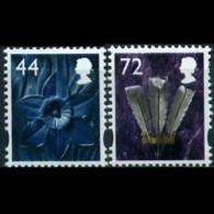 GB REGION-WALES 2006 - #26-7 Flora/Feather Set Of 2 MNH - Wales