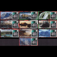 GB REGION-WALES 2007 - #28 Dragon W/View Labs Set Of 10 MNH - Galles