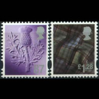 GB REGION-SCOT 2012 - #40-1 Thistle/Tartan Set Of 2 MNH - Schotland