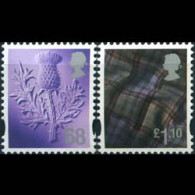 GB REGION-SCOT 2011 - #38-9 Thistle/Tartan Set Of 2 MNH - Scotland