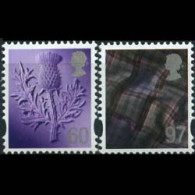 GB REGION-SCOT 2010 - #36-7 Thistle/Tartan Set Of 2 MNH - Schotland