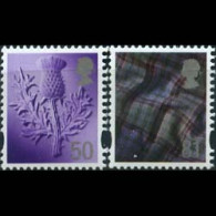 GB REGION-SCOT 2008 - #31-2 Thistle/Tartan Set Of 2 MNH - Schotland