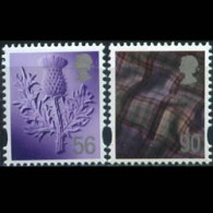 GB REGION-SCOT 2009 - #33-4 Thistle/Tartan Set Of 2 MNH - Escocia