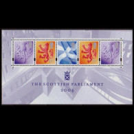 GB REGION-SCOT 2004 - Scott# 24a S/S Scotland Symbols MNH - Scotland