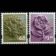 GB REGION-ENGLAND 2011 - #24-5 Oak/Tudor Rose Set Of 2 MNH - England