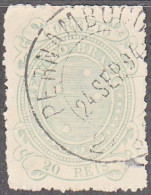 BRAZIL.   SCOTT NO 99  USED  YEAR 1890 - Oblitérés