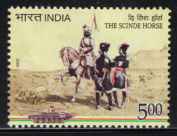 XK0182 India 2012 Historical Cavalry 1V MNH - Neufs