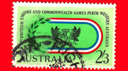 AUSTRALIA - Usato - 1962 - Giochi Del Commonwealth A Perth - 2'3 - Oblitérés
