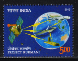 XK0185 India 2015 Satellite And Transportation Earth 1V MNH - Neufs