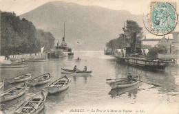 FRANCE - Annecy - Le Port Et Le Mont De Veyrier - LL - Carte Postale Ancienne - Annecy