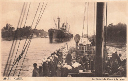 FRANCE - Caen - Le Canal De Caen à La Mer - Carte Postale Ancienne - Caen