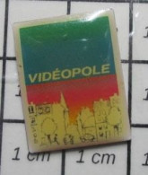 511A Pin's Pins / Beau Et Rare / CINEMA / VIDEOPOLE VILLE SOLEIL COUCHANT - Cinéma