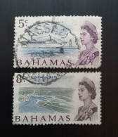 Bahamas 1967 Local Motives & Queen Elizabeth - Toned Paper - Bahamas (1973-...)