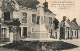FRANCE - Saint Benoist Sur Loire - Monument à La Mémoire Des Enfants De Saint Benoist  - Carte Postale Ancienne - Sonstige & Ohne Zuordnung
