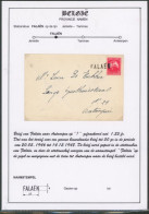 Collection - N°748 Sur Lettre + Griffe à L'origine FALAEN Sur Timbres > Antwerpen - Langstempel