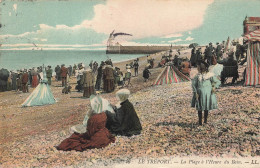 FRANCE - Le Tréport - La Plage à L'heure Du Bain - Animé - Colorisé - Carte Postale Ancienne - Sonstige & Ohne Zuordnung