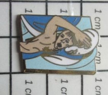 511A Pin's Pins / Beau Et Rare / SPORTS /  NATATION NAGEUR CRAWL PISCINE - Natación