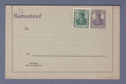 DR  Ganzsache Kartenbrief  (3366KLRSCH-0065) - Enveloppes