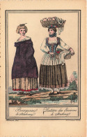 FRANCE - Bourgeoise De Strasbourg - Laitière Des Environs De Strasbourg - Costume Traditionnel - Carte Postale Ancienne - Strasbourg