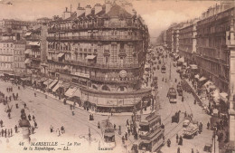 FRANCE -  Marseille - Vue Sur La Rue De La République - LL - Animé - Carte Postale Ancienne - Unclassified