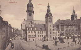 D-09111 Chemnitz - Karl-Marx-Stadt - Markt - Oldtimer - Cars - Stamp 1923 - Chemnitz (Karl-Marx-Stadt 1953-1990)