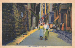 TURQUIE - Constantinople - Quartie Grec - Animé - Carte Postale Ancienne - Türkei