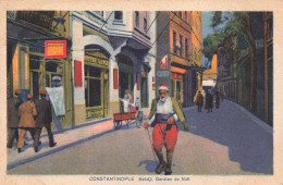 TURQUIE - Constantinople - Bekdji - Gardien De Nuit - Carte Postale Ancienne - Turquie