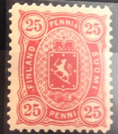 Finland Finnland Finlande 1875 Definitives 25p Perf 11 Mint (*) - Neufs