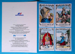 Menu, Compagnie Aérienne AIR FRANCE, PARIS-PEKIN, L'image D'Epinal, 1987, Frais Fr 1.85 E - Menus