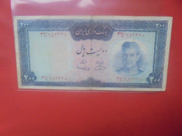 IRAN 200 RIALS 1969-71 Circuler (B.32) - Iran