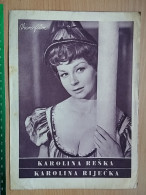 Prog 56 - Karolina Rijecka (1961) - Anne Aubrey, Nikola Popovic, Antun Nalis - Publicité Cinématographique