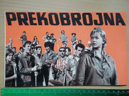 Prog 57 - Prekobrojna (1962) - Milena Dravic, Ljubisa Samardzic, Boris Dvornik - Publicité Cinématographique