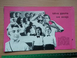 Prog 57 - Takva Pjesma Sve Osvaja (1958) - Boris Buzancic, August Cilic - Publicité Cinématographique