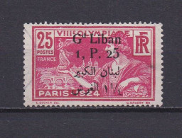 GRAND LIBAN 1924 TIMBRE N°46 OBLITERE JEUX OLYMPIQUES DE PARIS - Gebraucht