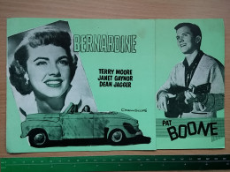 Prog 58 - Bernardine (1957), Pat Boone, Terry Moore, Janet Gaynor - Publicidad