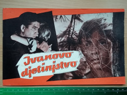 Prog 58 - Ivan's Childhood (1962) -Ivanovo Detstvo - Nikolay Burlyaev, Valentin Zubkov, Evgeniy Zharikov - Publicité Cinématographique