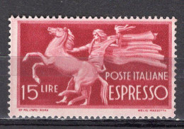 Y6164 - ITALIA ESPRESSO Ss N°27 - ITALIE EXPRES Yv N°29 ** - Poste Exprèsse/pneumatique