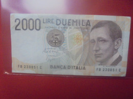 ITALIE 2000 LIRE 1990 Circuler (B.32) - 2.000 Lire