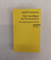 Die Grundlagen Der Psychoanalyse.Eine Philosophische Kritik. - Filosofía