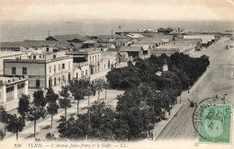 TUNISIE - Tunis - L'Avenue Jules Ferry Et Le Golfe - LL - Carte Postale Ancienne - Tunesien