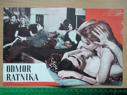 Prog 59 - Love On A Pillow (1962) -Le Repos Du Guerrier -Brigitte Bardot, Robert Hossein, Jean-Marc Bory - Cinema Advertisement