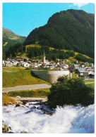 CPSM  10.5 X 15 Autriche (26) Tirol  ISCHGL (1377 M) Paznauntal   Torrent  église - Ischgl