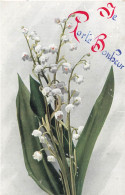 FANTAISIES - Je Porte Bonheur - Muguet - Carte Postale Ancienne - Other & Unclassified