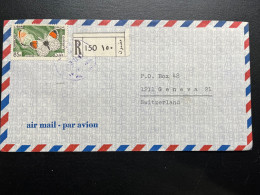 ENVELOPPE LIBAN POUR GENEVE SUISSE 1967 - Liban