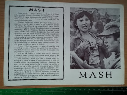 Prog 61 -  Prog 61 - MASH (1970) - Donald Sutherland, Elliott Gould, Tom Skerritt - Publicité Cinématographique